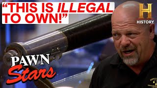 Pawn Stars SHOCKING Police Pawns Batons Badges amp More [upl. by Akihc]