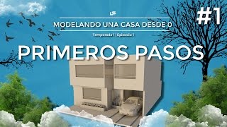 MODELANDO UNA CASA DESDE 0 1  PRIMEROS PASOS  ARCHICAD BASIC [upl. by Tabbie]