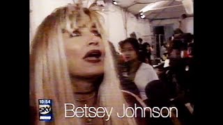 Betsey Johnson AW 1996 Fashion TV Patti Smith Jeanne Beker [upl. by Eikram]