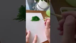 Step By Step Gouache Tutorial  How To Paint Foliage for Beginner [upl. by Mikaela]