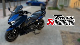 Tmax 530 dx akrapovic  test rapide mon nouveau Tmax ✌🏼 [upl. by Eddra687]