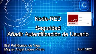 Node RED Autentificación [upl. by Ssitnerp737]