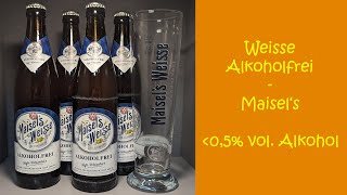 Weissbier Alkoholfrei  Maisels  Verkostungsvideo [upl. by Nealon]