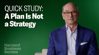 A Plan Is Not a Strategy [upl. by Emerson]