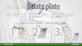 FAKRO loft ladders  How to find a data plate [upl. by Combes625]