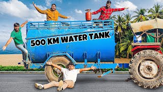 Hardest Driving Challenge😩 Can We Survive 500 KM In Water Tank  आज तो नर्क में आ गए 😞 [upl. by Anilatac]