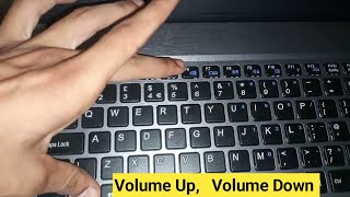 how to volume up and down in laptop shortcut keys  volume increase in keyboard shortcut key [upl. by Ferriter]