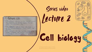 Cell biology  Eukaryotic cell  Animal cell  Lecture 2 [upl. by Gillead]