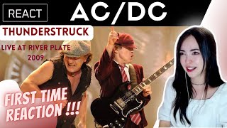 FIRST TIME Reacting to ACDC  Thunderstruck Live At River Plate December 2009 [upl. by Ummersen160]