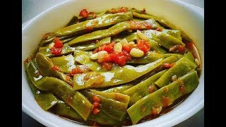 СВЕКРОВЬ НА КУХНЕ  ЗЕЛЕНАЯ СВЕЖАЯ ФАСОЛЬ  TAZE FASULYE  ЗАГОТОВКА  ТУРЕЦКАЯ КУХНЯ [upl. by Nhoj28]