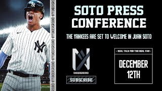 Juan Soto Press Conference  New York Yankees [upl. by Benedetto]