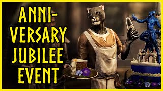 ESO Anniversary Jubilee Event Guide 2024  Double XPfree mountnew questEvent Ticketsnew rewards [upl. by Fidelity]