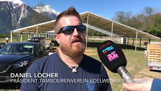 78 Oberwalliser Tambouren und Pfeiferfest Erschmatt Interview mit Daniel Locher [upl. by Tana45]