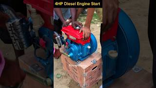 Small Diesel Engine start machine dieselmachine engine dieselengine shrots 4hp [upl. by Marchal]