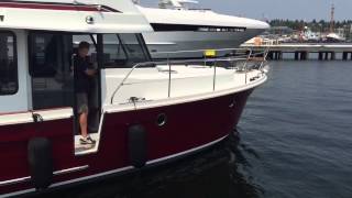 Docking a Swift Trawler 34 [upl. by Ferdinana]