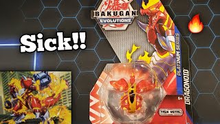 Bakugan Platinum Pyrus Dragonoid Opening Evolutions [upl. by Jit]