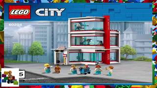 LEGO instructions  City  Medical  60204  City Hospital Book 5 [upl. by Selim515]