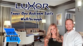 Luxor Las Vegas  Tower One Bedroom Suite Walkthrough  Haunted Hotel [upl. by Earazed]