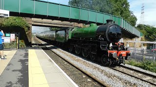 61306 Mayflower passing Marsh Barton  24th August 2024 [upl. by Tallulah]