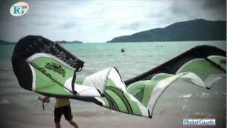 Kite Surfing at Phukets Friendship Beach [upl. by Akerahs]