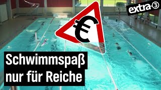 Realer Irrsinn Teurer Schwimmsport in Penzberg  extra 3  NDR [upl. by Mccormac]