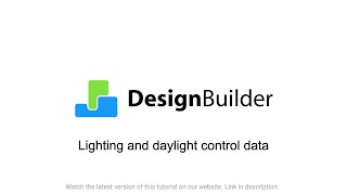 39 Lighting and daylight control data [upl. by Odragde]