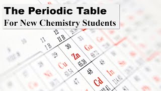 The Periodic Table Explained for First Time Chemistry Students [upl. by Alegnad]