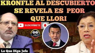 KRONFLE PIERDE LA CABEZA Y DEJA AL DESCUBIERTO QUE ES PEOR PRESIDENTE QUE LLORI NOTICIAS RFE TV [upl. by Valenka]