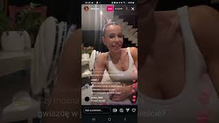 Doda live insta grudzien 2024 nowy film dody [upl. by Werdnaed]