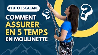 Tuto Escalade Comment assurer en 5 temps en moulinette [upl. by Oderfodog]