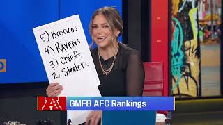 GMFB ranks their Top five teams in AFC [upl. by Cogswell]