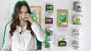 BEST Organic Matcha Powder Blind Taste Test and Review of 14 Brands from around the internet [upl. by Mcarthur840]