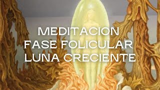 Meditación Luna Creciente  Fase Folicular ‐ [upl. by Retla]