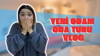 YENİ ODAM YENİ EŞYALARIM ODA TURU VLOG [upl. by Ernaline663]