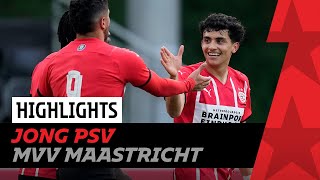 LEDEZMA 🇺🇸 amp ROMERO 🇦🇷 connect again 🔗  HIGHLIGHTS Jong PSV  MVV Maastricht [upl. by Vinni]