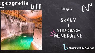 Geografia klasa 7 Lekcja 6  Skały i surowce mineralne [upl. by Onaireves]