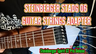 STEINBERGER STADG 06 GUITAR STRINGS ADAPTER STEINBERGER SPIRIT GTPRO DELUXE [upl. by Murvyn]