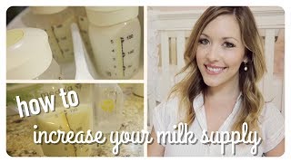 tips to increase your breast milk supply  easy  naturally [upl. by Afatsuom]