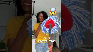 How To Remove O’Cedar Mop Head From The Mop Base Fast and Easy shorts viral spinmop [upl. by Kloman]