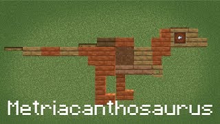 Minecraft  How To Build Metriacanthosaurus [upl. by Sedrul]