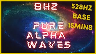 8hz PURE Alpha Waves  528hz Base  VERY STRONG  Binaural Beats  Meditation  Relaxing [upl. by Mirabel636]