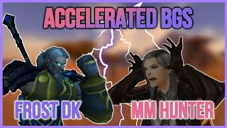 ACCELERATED Battlegrounds WotLK  Frost DK amp MM Hunter PvP 335  WARMANE Event 2022 [upl. by Adorl]