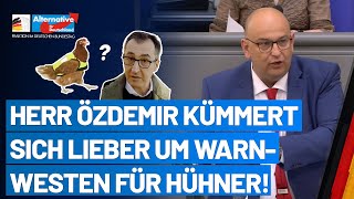 Özdemir kümmert sich lieber um Warnwesten für Hühner Stephan Protschka  AfDFraktion im Bundestag [upl. by Harshman949]