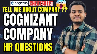 Cognizant Company Related Questions  Tell Me About Cognizant [upl. by Annail]