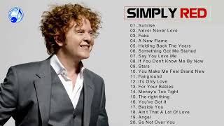 Simply Red Greatest Hits playlist  Best Of Simply Red [upl. by Neleb]