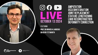 Live 2 Osseointegration amp Limb Recon QampA ft Prof Munjed Al Muderis amp AProf Kevin Tetsworth [upl. by Adalai]