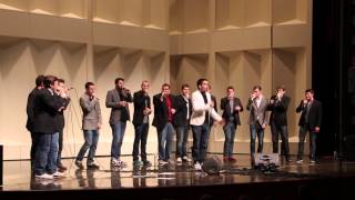 Soul2Soul performing Feeling Good Muse a cappella cover [upl. by Saidee]