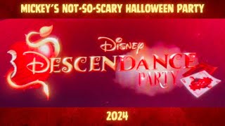 Descendants 4 Dance Party at Mickeys NotSoScary Halloween Party [upl. by Eiryk768]