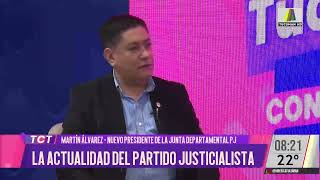 Actualidad del partido Justicialista con el Pte de la junta departamental Martín Álvarez [upl. by Winonah915]