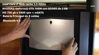 Alienware 14 Unboxing en español LAPTOP MODELO 2014 [upl. by Erickson]